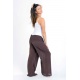 Pantalon Fisherman Thai marron