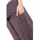 Pantalon Fisherman Thai marron