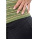 Pantalon fisherman noir vert