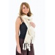 Capuche Echarpe moufle pure laine douce Le 3 en 1 