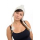 Bonnet pompom nepalais pure laine douce