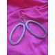 BO148 boucles doreilles bois ovales evidees