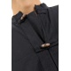Chemise noire Rodi coco et col mao