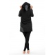 Blouson ethnique Puzzla psychedelic capuche de lutin