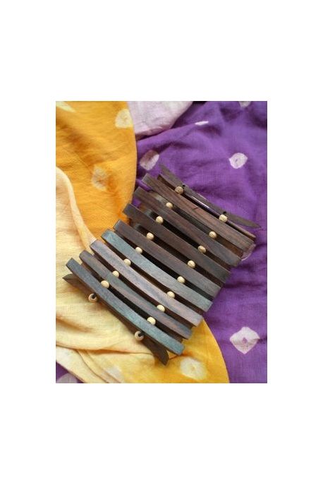 BR108 bracelet lamelle de bois