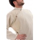 Chemise tibetaine homme ouverture laterale