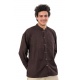 Chemise double bouton homme