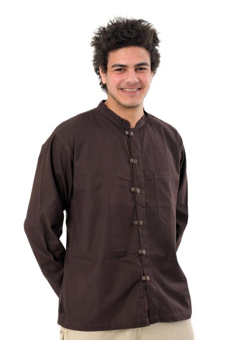Chemise double bouton homme