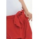 Pantalon sarouel enfant pur coton bio Rouge