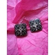 BO7025 Boucle d oreille os de buffle nepalais