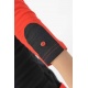 T shirt enfant coton bio manches longues Noir et rouge