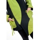 Veste ethnique Flox Noir et vert pomme