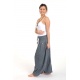 Pantalon elastique bouffant gris chine Kalika