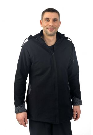 Veste homme femme basic ethnic doublée polaire