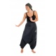 Cheche foulard coton epais noir kaki psychedelic 