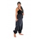 Cheche foulard coton epais noir kaki psychedelic 