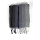 Cheche foulard coton basic ethnic noir gris chine