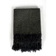 Cheche foulard coton epais noir kaki psychedelic 