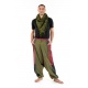 Sarouel big pocket Fantazy Reggae ceinture rouge