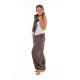 Pantalon hybride marron uni