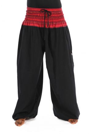 Pantalon sarouel elastique grande taille Khaita