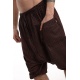 Saroual bermuda grande taille homme femme coton leger