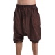 Saroual bermuda grande taille homme femme coton leger