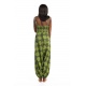 Combinaison sarwel femme psychedhelice kaki coton leger