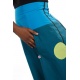 Jupe longue ethnic bulb bleu vert coton doux du Nepal