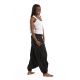 Sarouel femme homme printemps ete basic ethnic noir