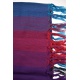 Cheche foulard coton basic ethnic violet bleu fuchsia chine