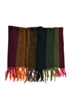 Cheche keffieh coton basic ethnic noir vert jaune rouge