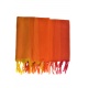 Cheche foulard coton basic ethnic degrade orange chine