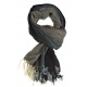 Cheche foulard coton basic ethnic noir gris chine