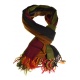 Cheche keffieh coton basic ethnic noir vert jaune rouge