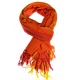 Cheche foulard coton basic ethnic degrade orange chine