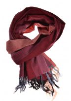 Cheche foulard coton basic ethnic bordeau rose gris