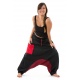 Sarouel aladin ethnic psychedelic noir rouge hiver