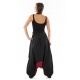 Sarouel aladin ethnic psychedelic noir rouge hiver