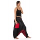 Sarouel aladin ethnic psychedelic noir rouge hiver