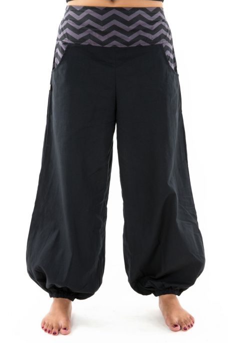 Pantalon ballon bouffant femme coton epais Lalleh