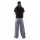 Pantalon hybride homme femme gris souris