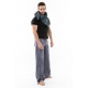 Pantalon hybride homme femme gris souris