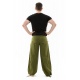 Pantalon hybride mixte vert kaki army uni