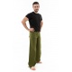 Pantalon hybride mixte vert kaki army uni