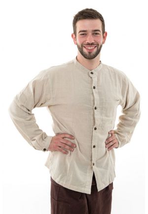 Chemise boutons en coco coton leger chanvre Lee