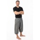 Pantacourt sarwel grande taille coton leger chine Kevah