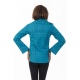 Veste grand col doublee polaire zip poches et poignets