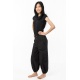 Pantalon bouffant aladin baggy baroudeuse noir uni Suwal