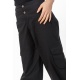 Pantalon bouffant aladin baggy baroudeuse noir uni Suwal